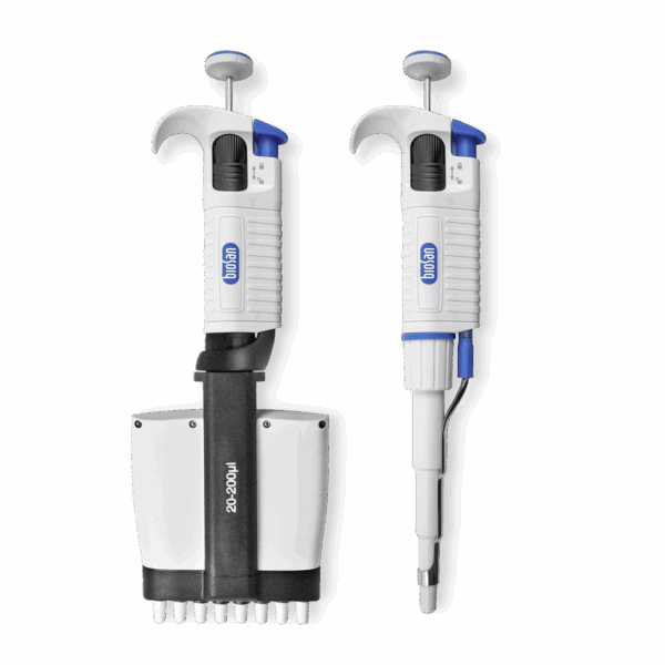 Pipette series with volume lock Assist