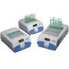 Dry block heating systems with interchangeable blocks